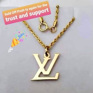 🎁SOLD🎁18K Real Gold pendant&necklace